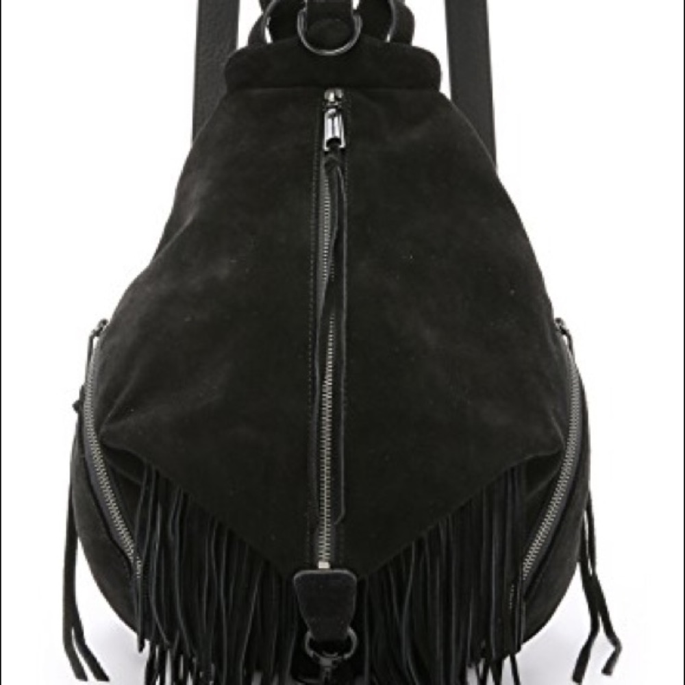 Rebecca Minkoff Black Suede Blackpack